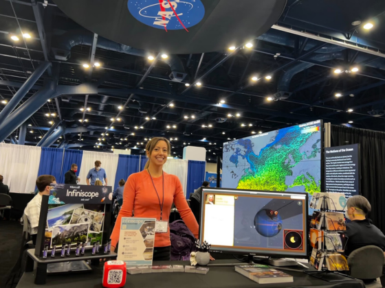 Infiniscope at the NASA booth during NSTA Houston 2022